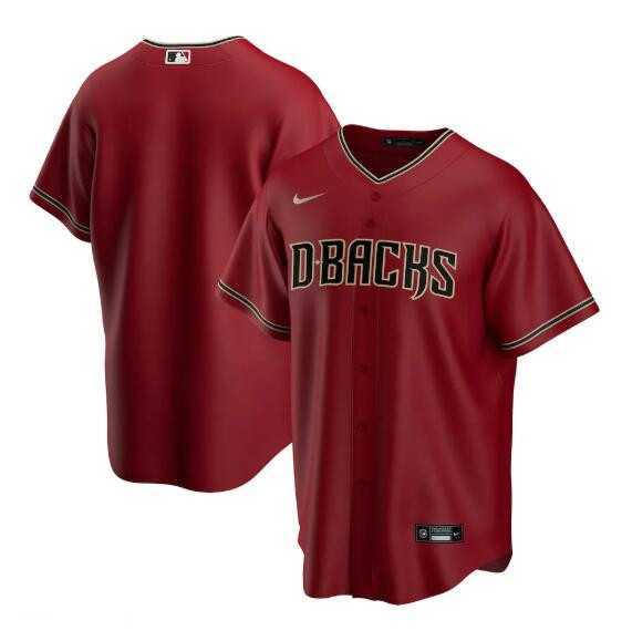 Mens Arizona Diamondbacks Blank Red Cool Base Stitched Baseball Jersey